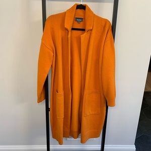 Heavy orange cardigan
